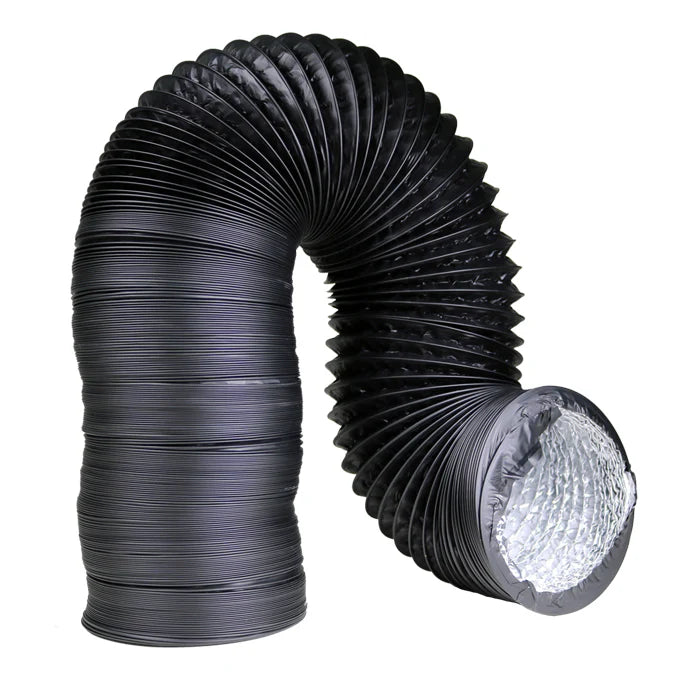 DL Wholesale light-proof black air ducting 10" x 25' and 12" x 25'
