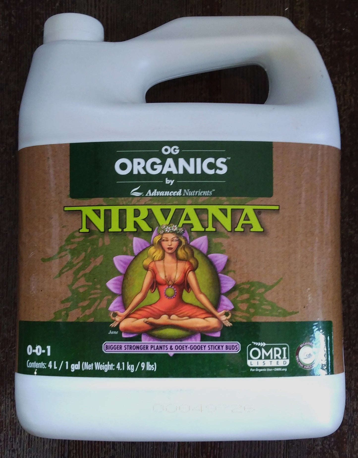 Advanced Nutrients OG Organics Nirvana – 4L (1 Gallon) | Organic Flower Enhancer & Growth Stimulator