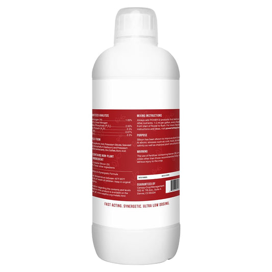 PowerSi Bloom 1L & 5L – Premium Flowering Additive with Bioavailable Silica and Exotic Plant Extracts – Enhances Flower Quality, Increase Bud Size