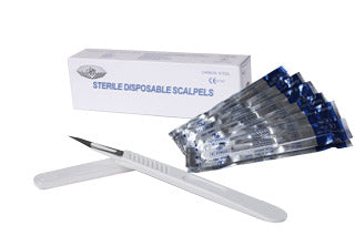 Hydrofarm Disposable Scalpel, pack of 10 (Set of 2 boxes)