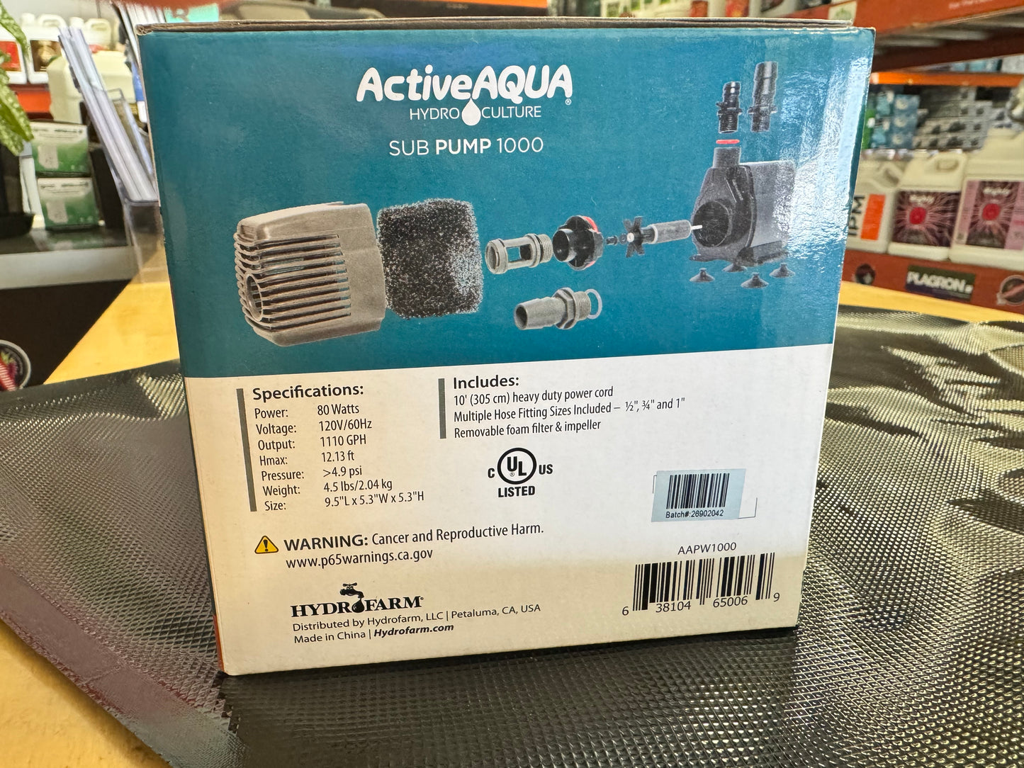 Active Aqua Submersible Pump 1000