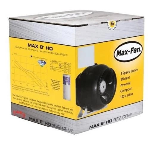 Can-Fan Max-Fan 8 inch 932 CFM inline fan