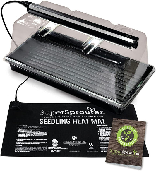 Super Sprouter Premium propagation kit with heat mat