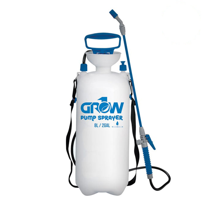 GROW1 8L 2 gallon pump sprayer for gardening