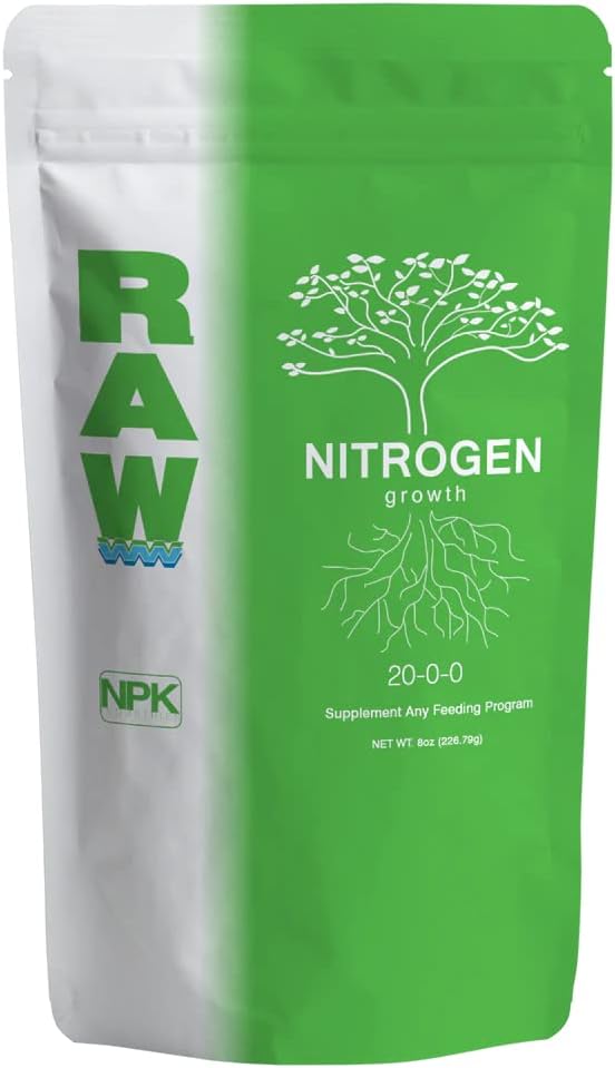 NPK RAW Nitrogen 20-0-0 8 oz nutrient supplement