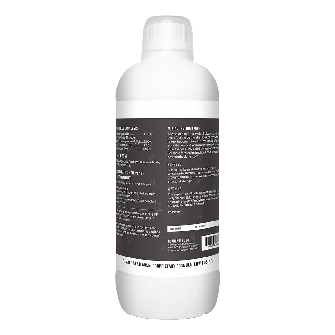 PowerSi Original 1L – Premium Silica Supplement for Stronger Plants & Maximum Nutrient Uptake – Enhances Growth, Resilience & Yield