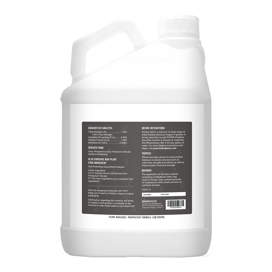 PowerSi Original 1L – Premium Silica Supplement for Stronger Plants & Maximum Nutrient Uptake – Enhances Growth, Resilience & Yield