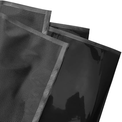 ArmorVac 11” x 24” 5mil Precut Vacuum Seal Bags – 100 Pack | All-Black & Black/Clear | Heavy-Duty Food Storage Bags