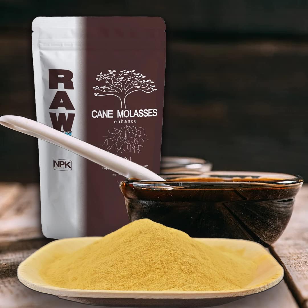 NPK RAW Cane Molasses – 2 oz | Natural Carbohydrate Supplement for Soil & Hydroponics