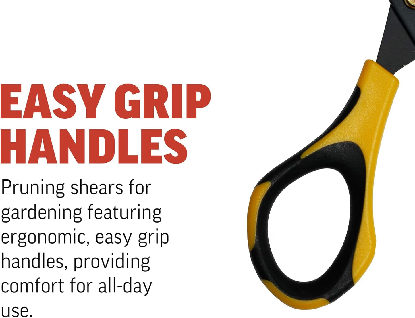 Piranha Pruner Bonsai Small Scissors – Set of 2 | Precision Mini Trimming & Pruning Shears