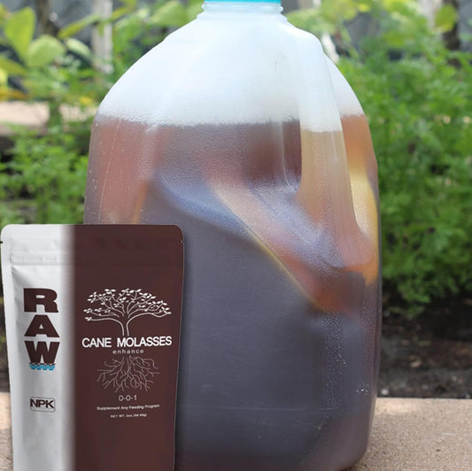 NPK RAW Cane Molasses – 2 oz | Natural Carbohydrate Supplement for Soil & Hydroponics