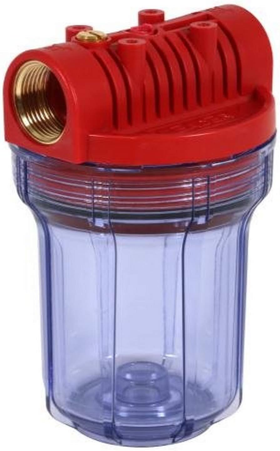 Leader Pumps FA5 Clear Filter Housing & CRL5 Sediment Mesh | Complete Set or Replacement Parts