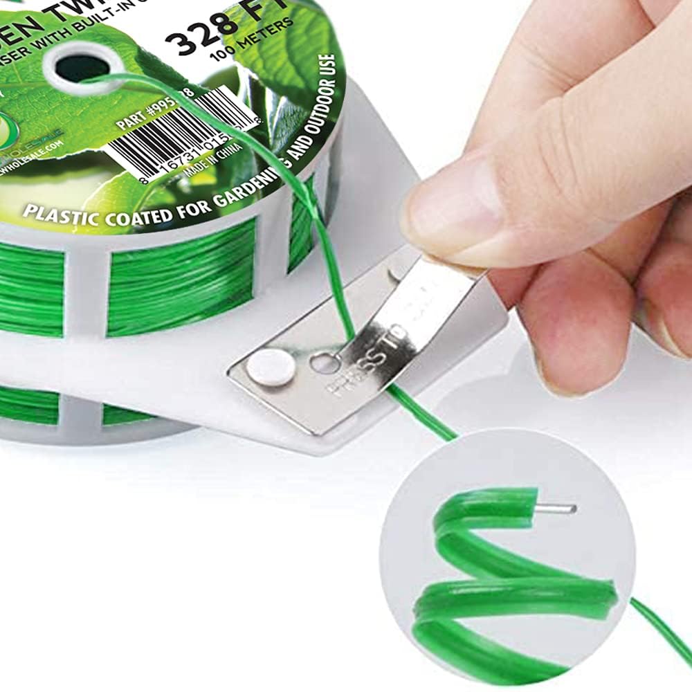 Grow1 twist ties used for plant support and stem training