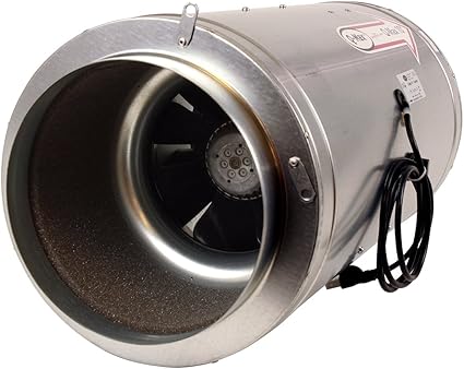 Can-Fan Q-Max 10" – 1024 CFM | Quiet Inline Fan with Max-Fan Pro Series Motor for Grow Rooms & Ventilation