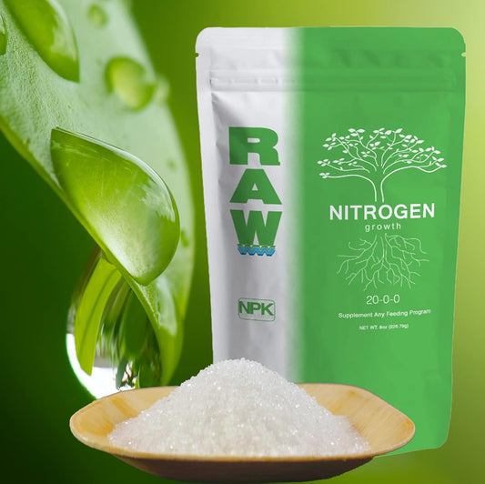 NPK RAW Nitrogen (20-0-0) – 8 oz | Concentrated Plant Nitrogen Supplement for Veg Growth & Chlorophyll Production