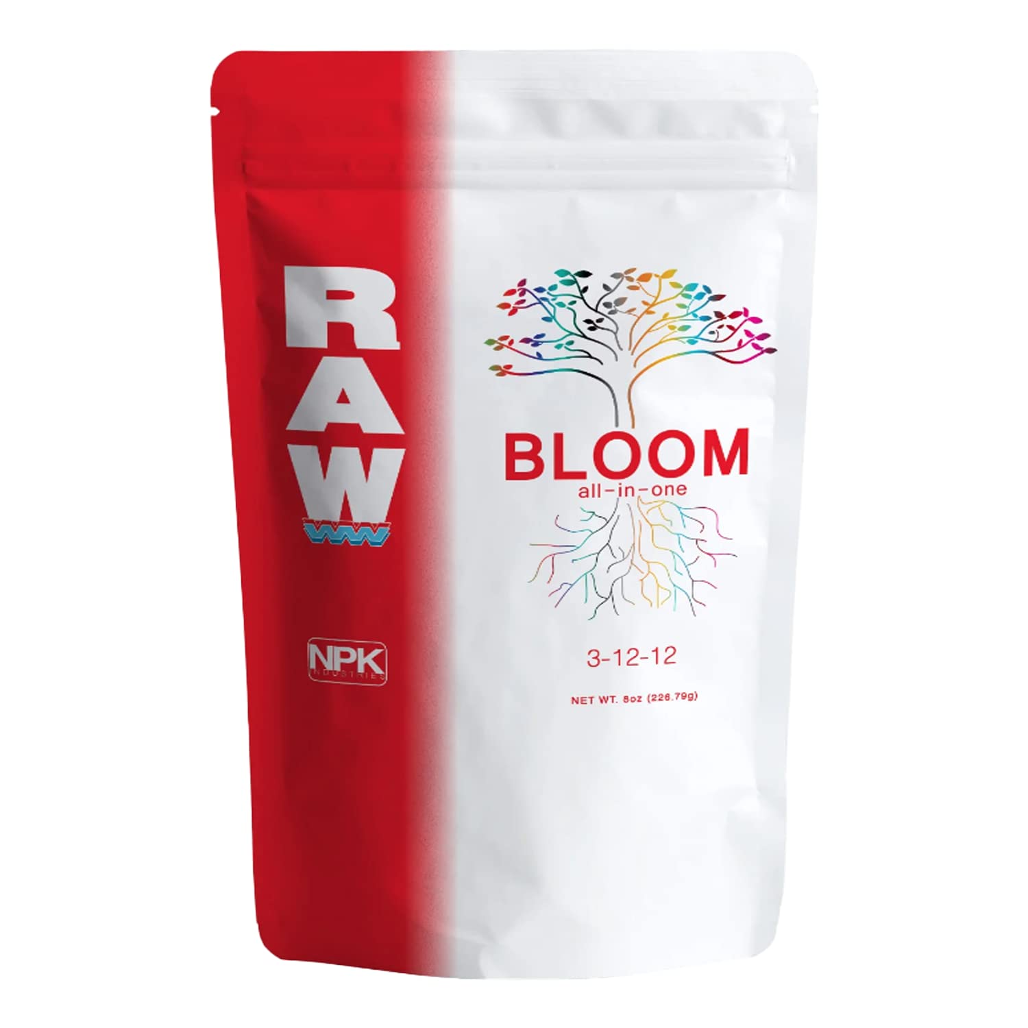 NPK RAW Bloom 3-12-12 8 oz flowering nutrient powde
