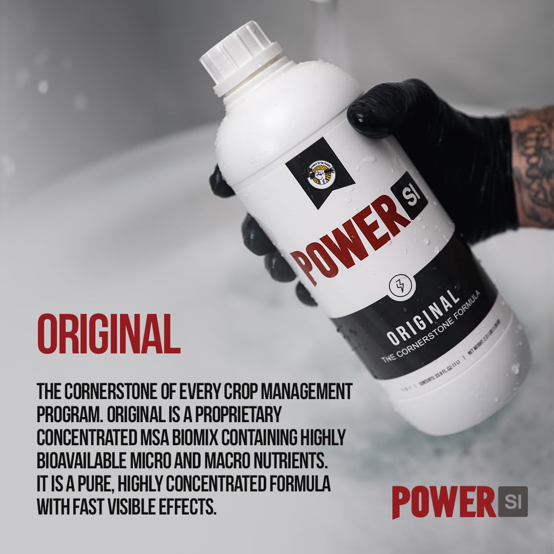 PowerSi Original 1L – Premium Silica Supplement for Stronger Plants & Maximum Nutrient Uptake – Enhances Growth, Resilience & Yield