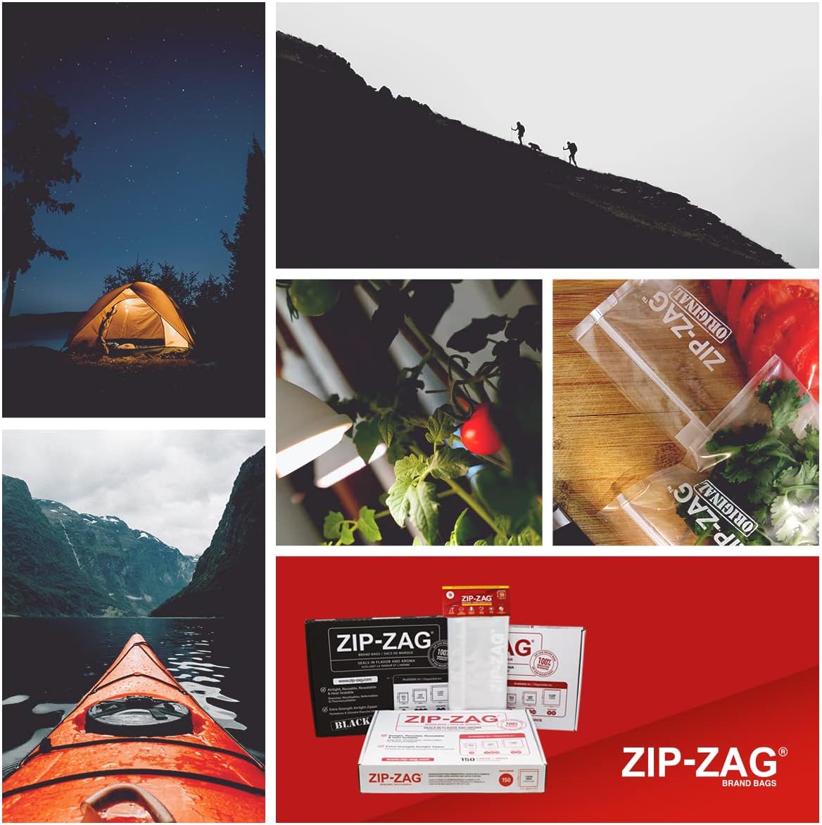 Zip Zag 2-Pound Bags – 50 Pack | Resealable, UV-Protected, Food-Grade Storage Bags (Smell-Proof)