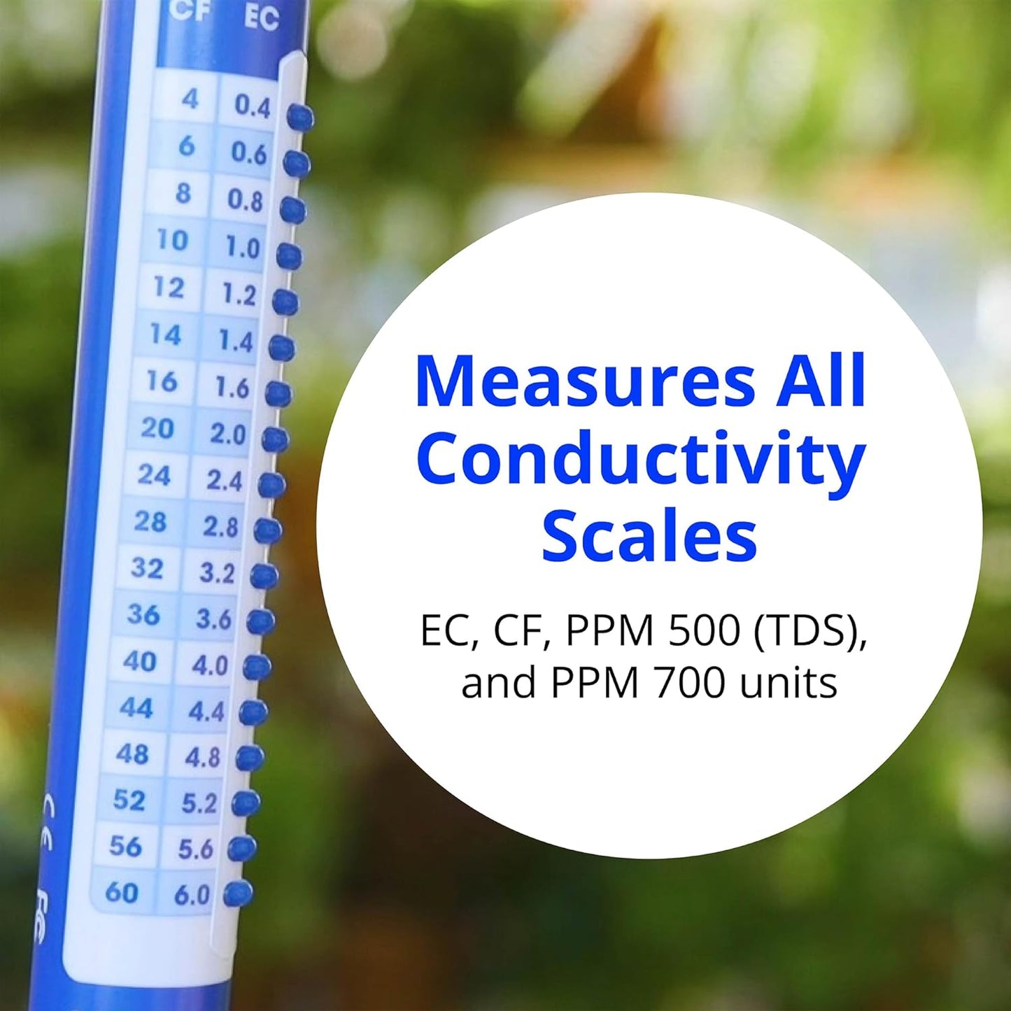 Bluelab Commercial Truncheon Meter | High-Conductivity EC/PPM Nutrient Strength Meter for Commercial Growers