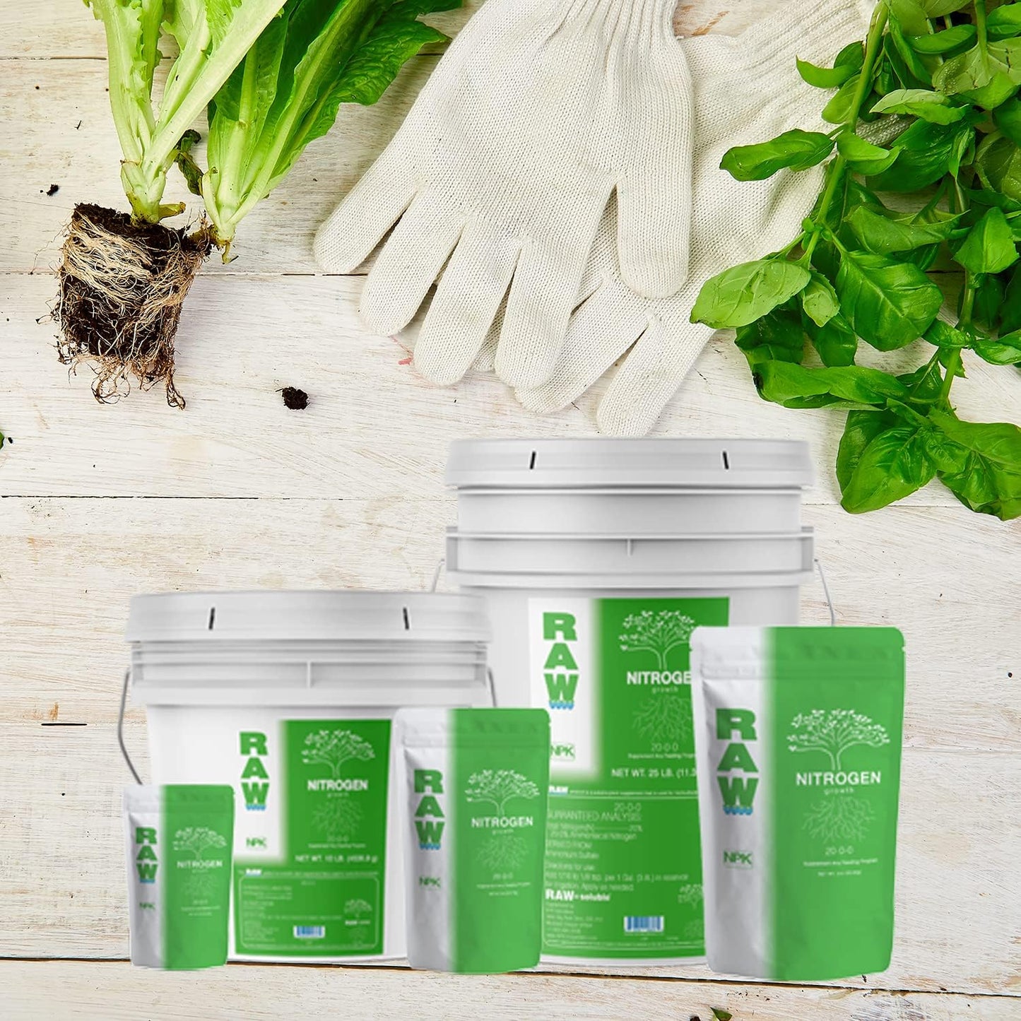 NPK RAW Nitrogen (20-0-0) – 8 oz | Concentrated Plant Nitrogen Supplement for Veg Growth & Chlorophyll Production