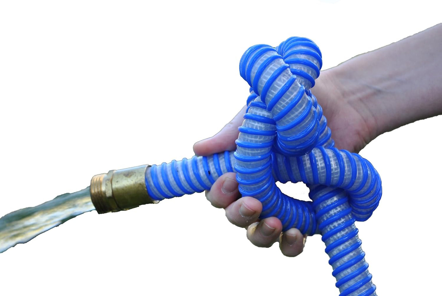 Tuff-Guard Perfect Garden Hose – 5/8" (25 ft & 100 ft) Blue | Kink-Proof Heavy-Duty Hose by JGB Enterprises