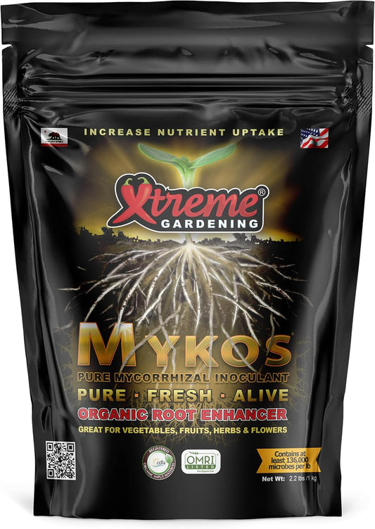Xtreme Gardening Mykos Pure Mycorrhizal Inoculum 2.2 lbs bag