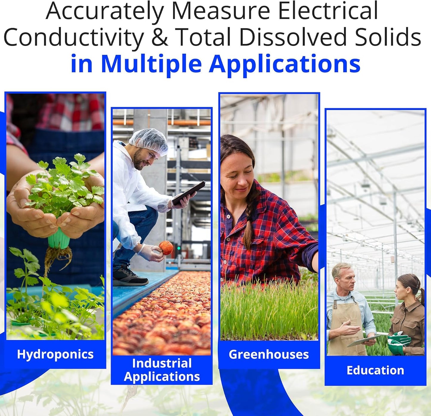 Bluelab Commercial Truncheon Meter | High-Conductivity EC/PPM Nutrient Strength Meter for Commercial Growers