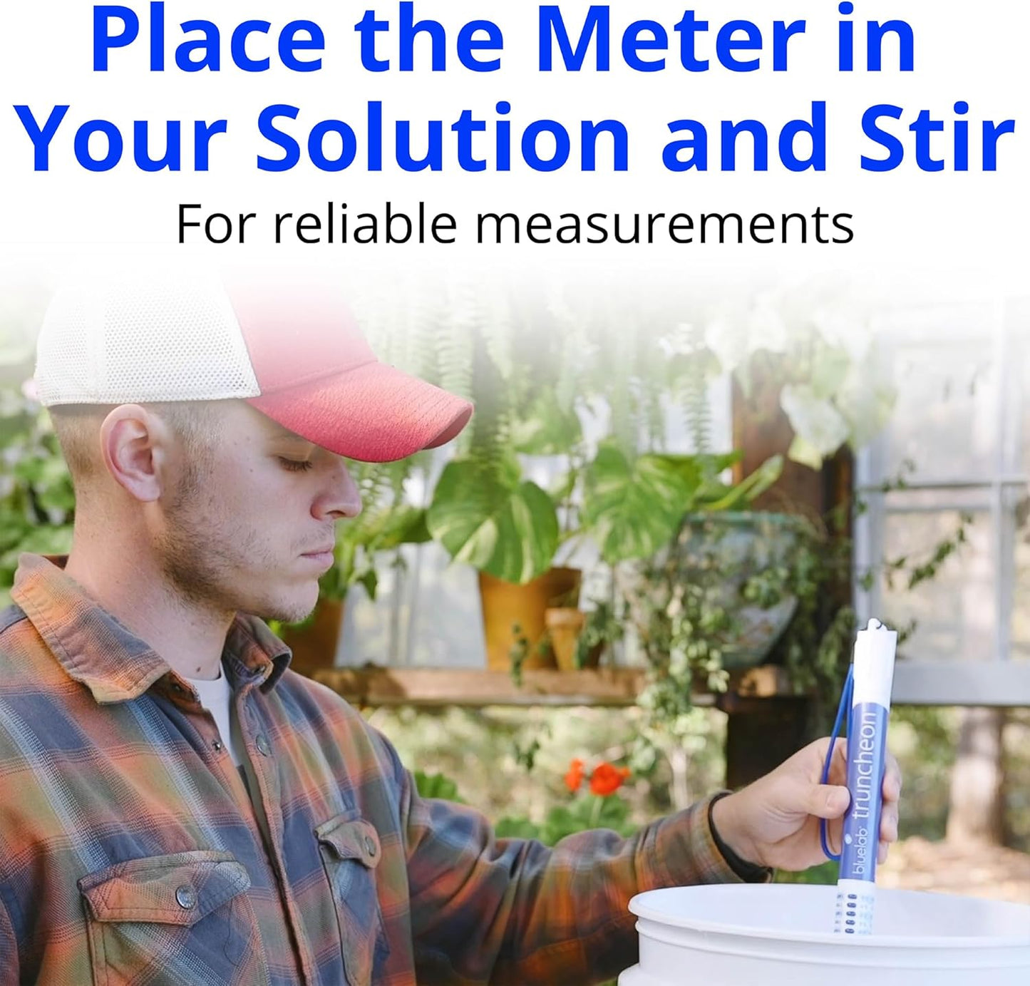 Bluelab Commercial Truncheon Meter | High-Conductivity EC/PPM Nutrient Strength Meter for Commercial Growers