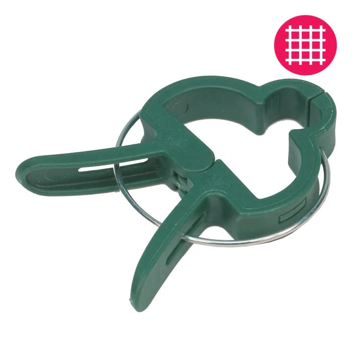 GROW1 -50pc Small Plant Clips - Green (Set of 10)