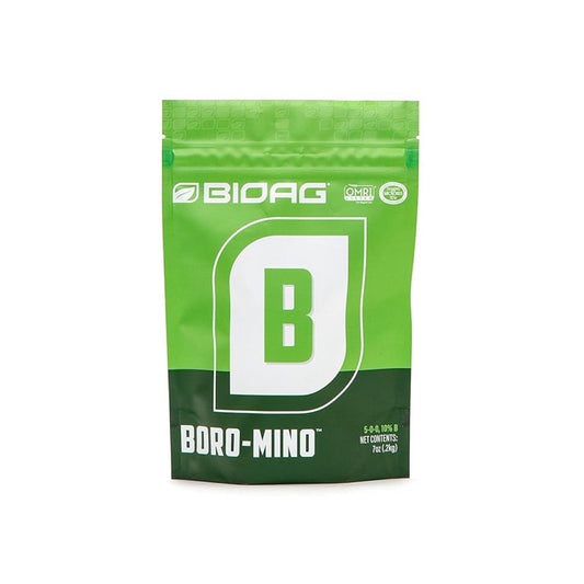 BioAg Boro-Mino 7 oz front label boron fertilizer