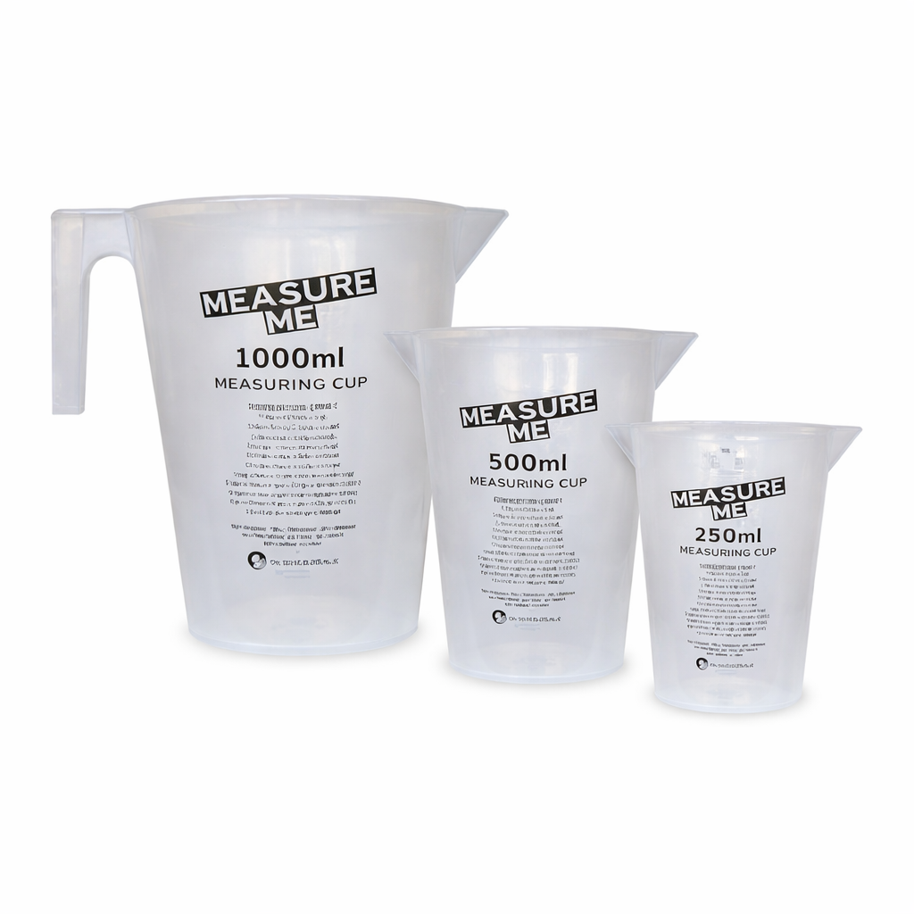 Measure Me measuring cup set 250ml 500ml 1000ml