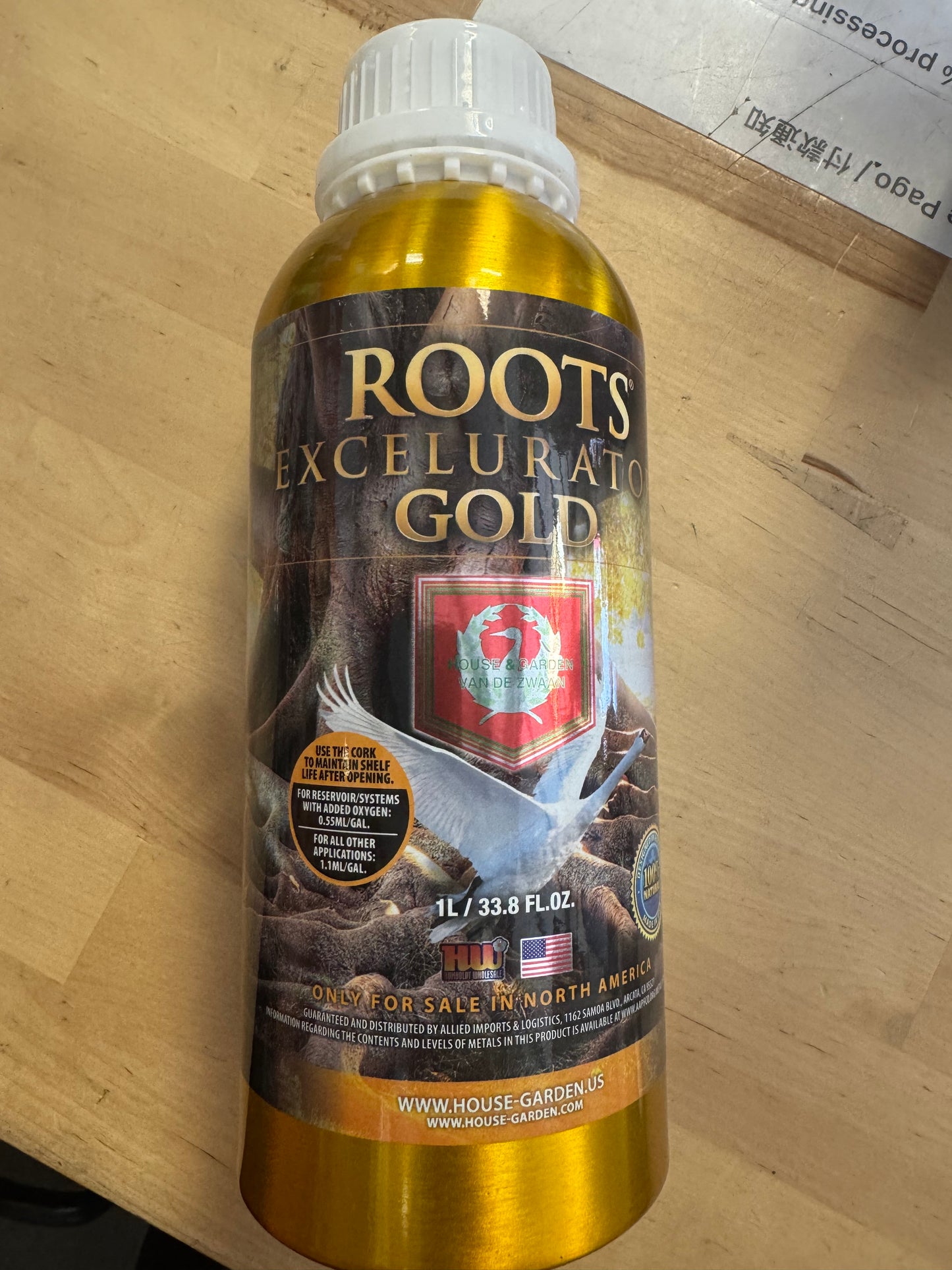 House & Garden Gold Root Excelurator – Root Growth Stimulator (250 ml, 500ml & 1 Liter Options)
