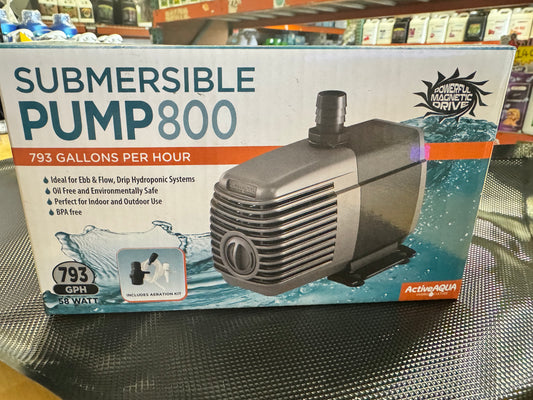 Active Aqua Submersible Pump - 800 GPH