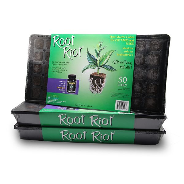 HDI Root Riot replacement cubes 50 tray