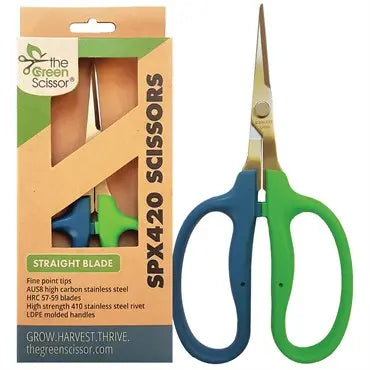 Green Scissor SPX420 Scissors – Straight & Curved (Pack of 2) | Precision Trimming & Pruning Set