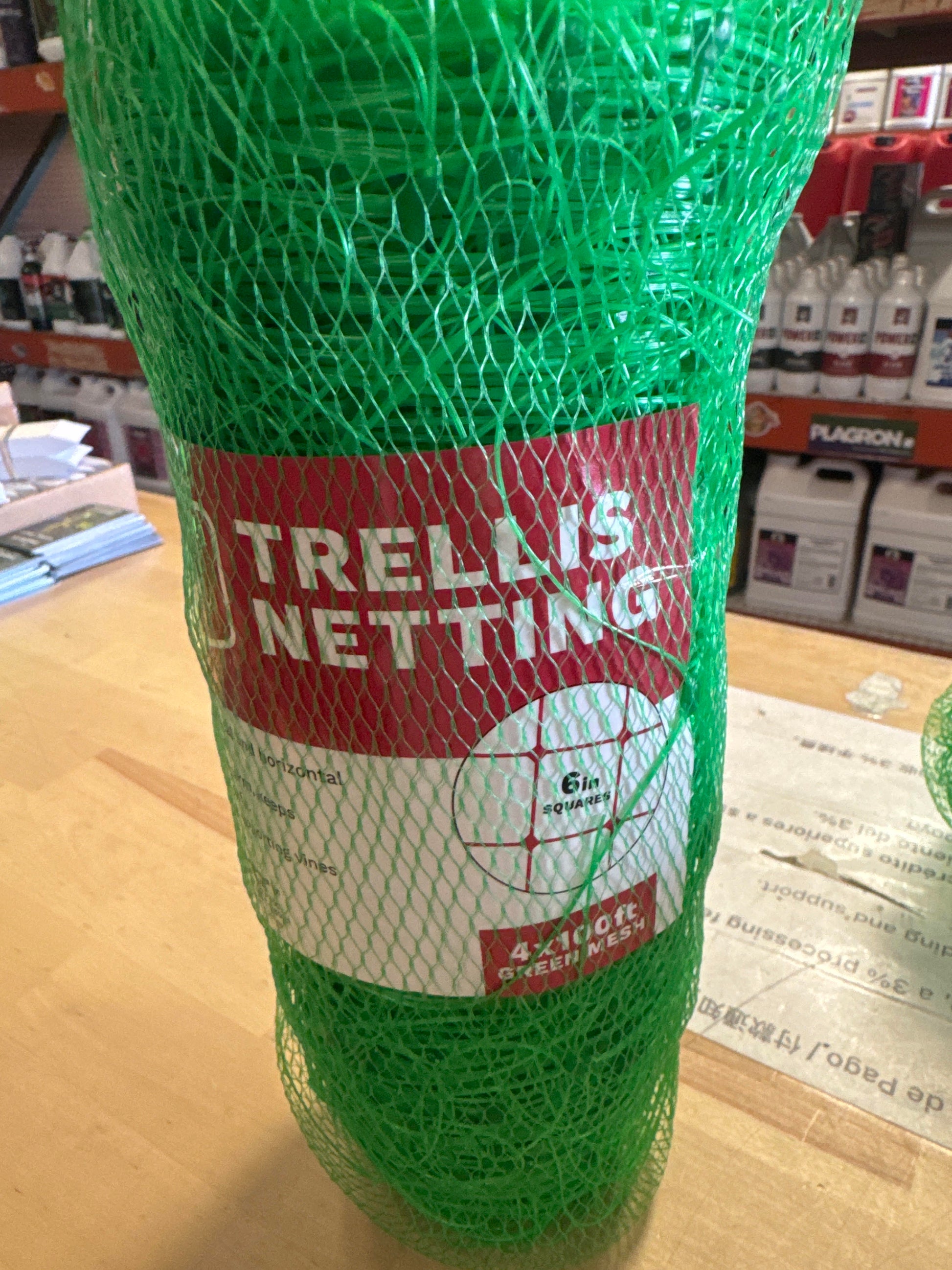 6 inch mesh garden support net for vegetables and flowers